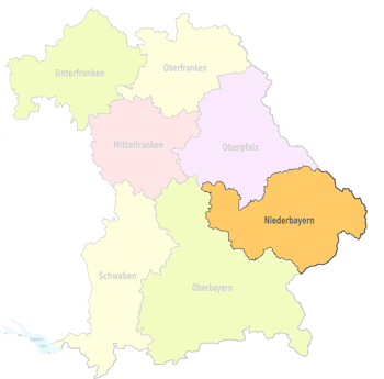 Regierungsbezirke Bayerns