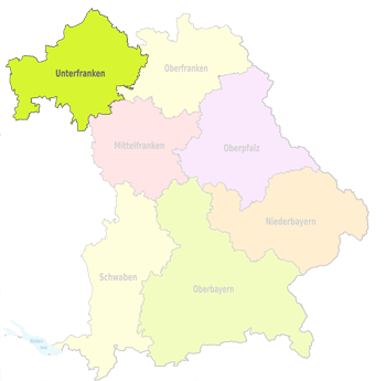 Regierungsbezirke Bayerns